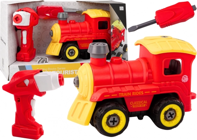 Locomotiva smontabile a radiocomando – rossa