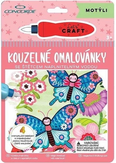 Libri da colorare magici Farfalle CONCORDE