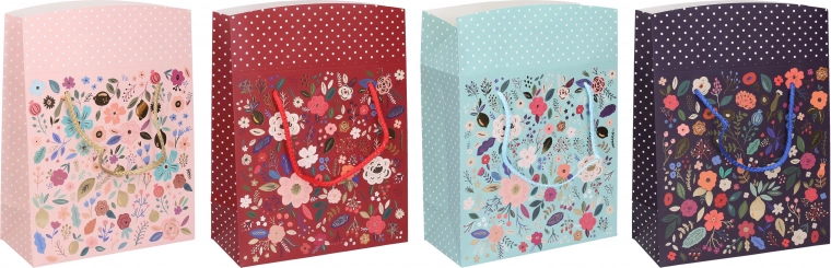 Sacchetto regalo con coperchio, misura S (21 × 21 × 10 cm), per tutto l’anno