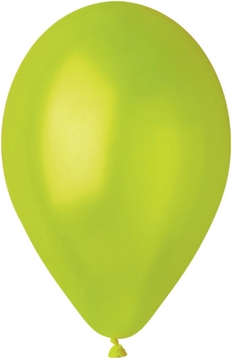 Palloncini metallici pistacchio 25 cm