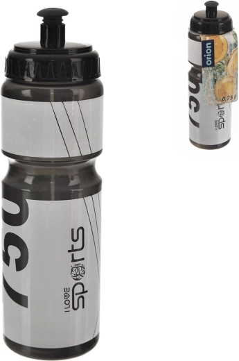 Borraccia sportiva UH 0,75 l nera