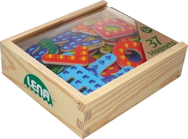 LENA lettere magnetiche in legno - 1 pezzo