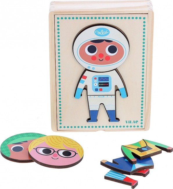 Puzzle vestito Vilac Jules