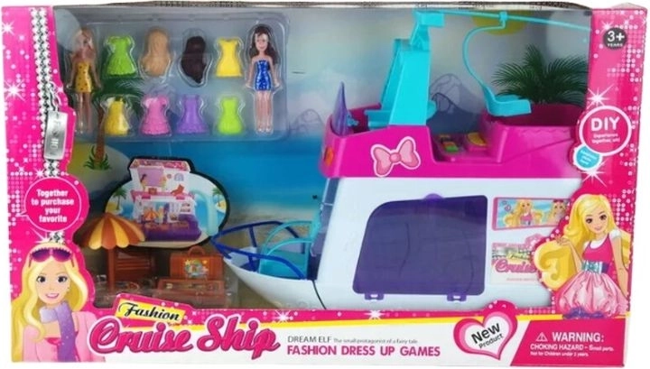 Set da gioco Barca da escursione con mini bambole e accessori