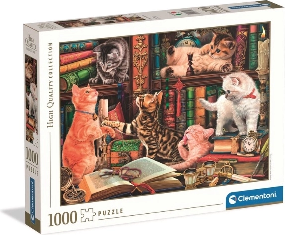 Puzzle Clementoni High Quality 1000 pezzi Curious Whiskers