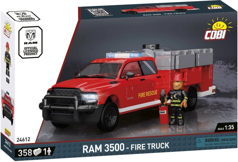 Cobi RAM 3500 vigili del fuoco 1:35 (358 pezzi, personaggio)