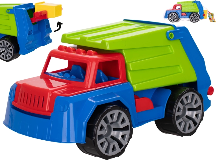 Camion della spazzatura in plastica 32 cm in rete
