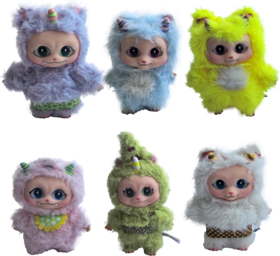 Momoland personaggio di peluche flessibile 12 cm (mix di 6 modelli)