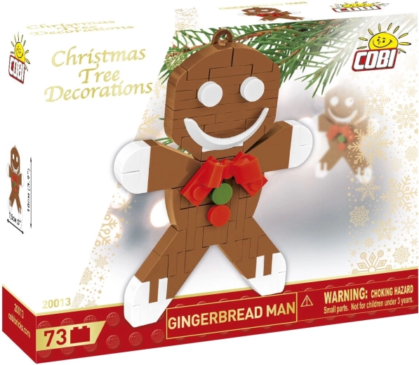 Cobi decorazione per albero di Natale a forma di pan di zenzero (73 pezzi) - 1 pezzo