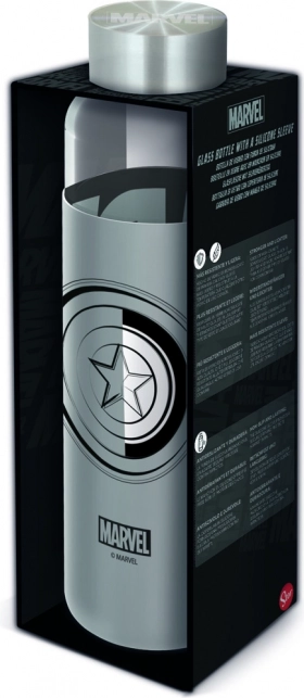 Bottiglia in vetro con rivestimento in silicone 585 ml MARVEL