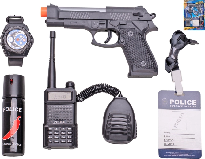 Mezzi di trasporto della polizia – set 5 pz a retrocarica