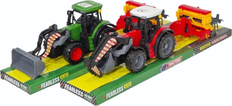 Trattore con attrezzo agricolo - 1 pezzo