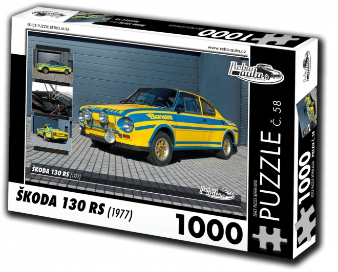 Puzzle Retro-Auta Škoda 130 RS 1000 pezzi