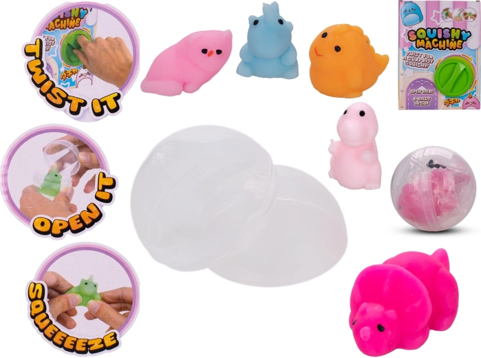 Statuine kawaii elastiche – set da 6 pz