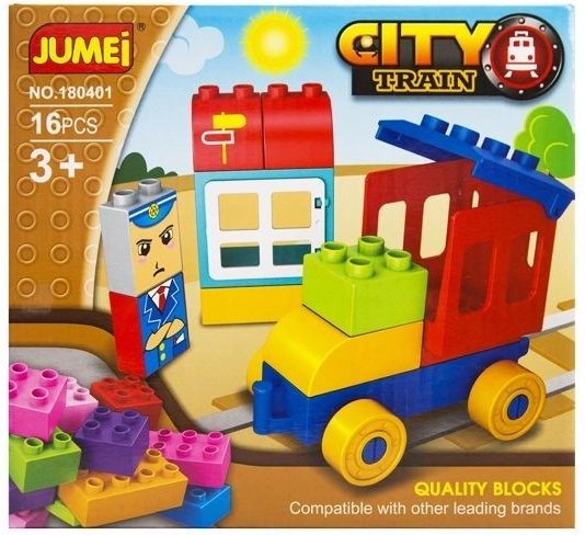 Costruzioni Jumei City Trenino 16 pezzi - 1 pezzo