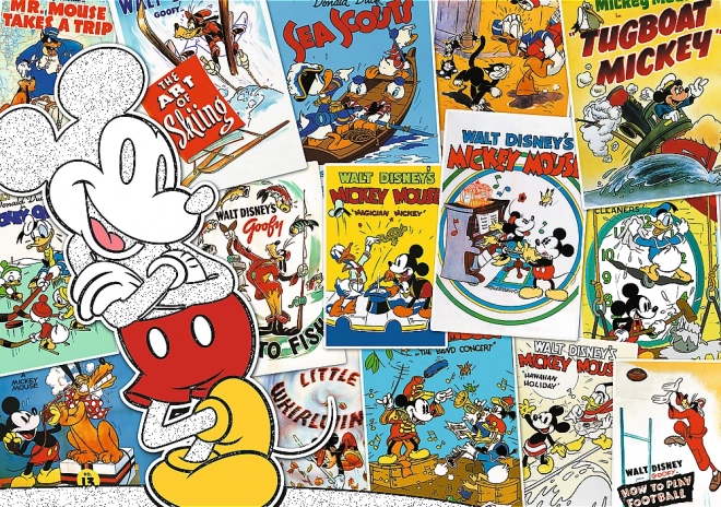 Puzzle 1000 pezzi DISNEY – Nel mondo di Topolino