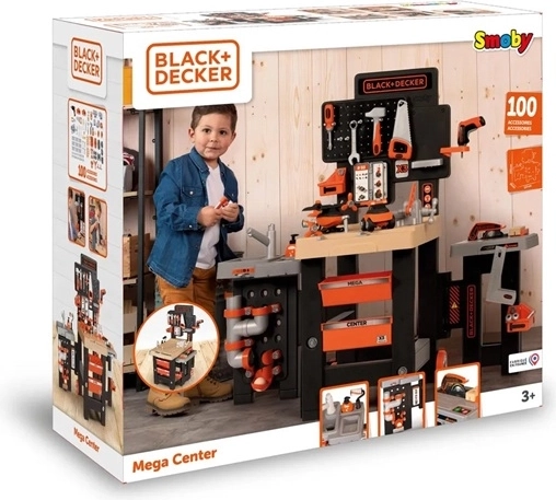 Mega officina per bambini Smoby Black+Decker