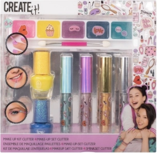 Set trucco per bambini CREATE IT! metallizzato