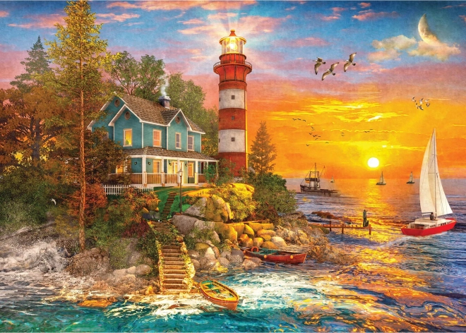 Puzzle faro sull’isola 500 pezzi