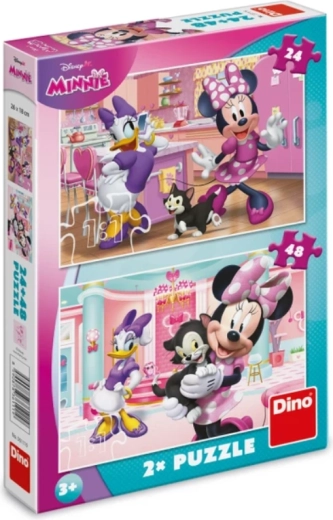 Puzzle Minnie e Figaro 24 e 48 pezzi