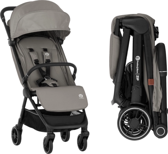 Petite&Mars passeggino sportivo Zip Velvet Grey