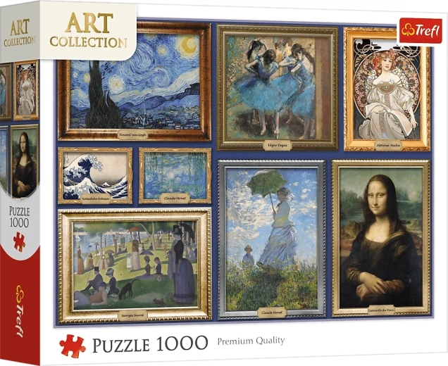 Trefl puzzle Art Collection: raccolta di capolavori artistici da 1000 pezzi