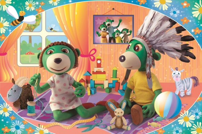 Puzzle Treflíci divertimento insieme MAXI 24 pezzi