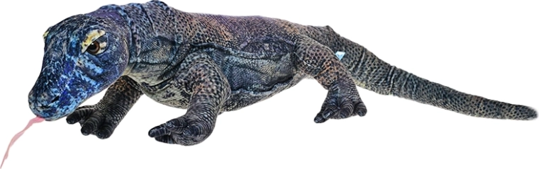 Varano di Komodo di peluche 90 cm
