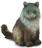 CollectA gatto delle foreste norvegesi – figurina seduta