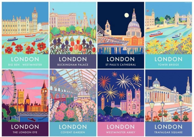 Puzzle Ravensburger Londra in stile vintage 1000 pezzi