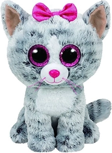 Mascotte di peluche TY Beanie Boos Kiki – gatta 24 cm