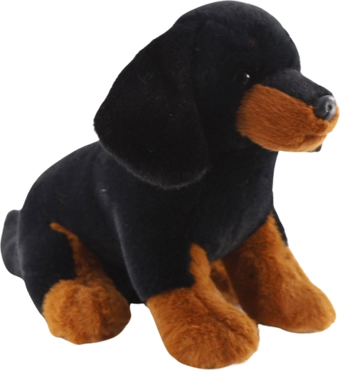 Bassotto di peluche seduto 20 cm