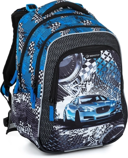 Bagmaster Lumi 23 D zaino scolastico auto blu