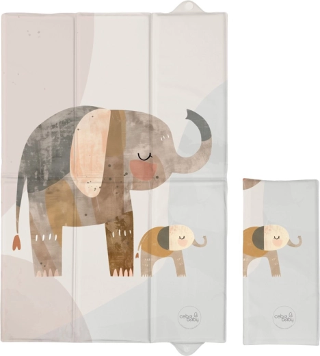 Ceba Baby fasciatoio da viaggio Basic Elephant Family 60 × 40 cm