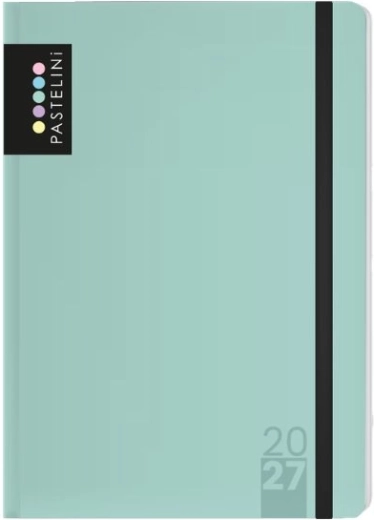 Diario settimanale Pastelini A6 2027 verde