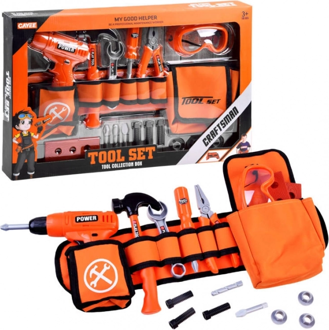 Set da piccolo tuttofare per bambini con cintura e attrezzi
