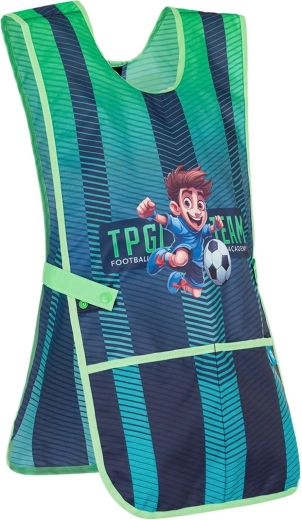 Grembiule scolastico Topgal per educazione artistica calcio ZINA