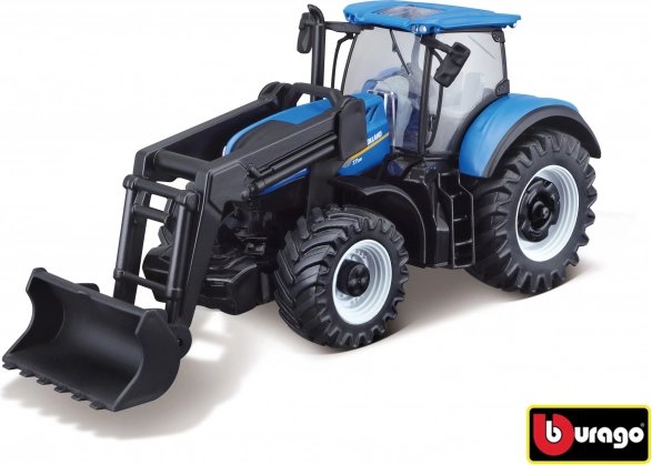 Bburago Farmland New Holland T7.315 HD con caricatore frontale 10 cm