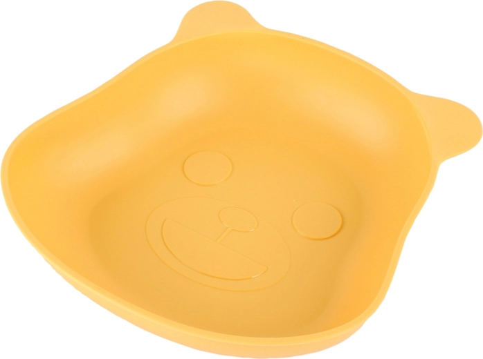 Vassoio per snack in plastica 15 × 18 cm giallo