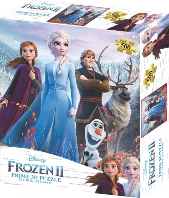 PRIME Puzzle 3D Frozen II 3D 500 pezzi
