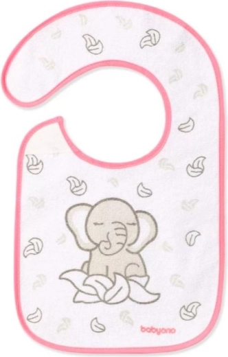 BabyOno bavaglino in spugna impermeabile con sole, medio (6m+)