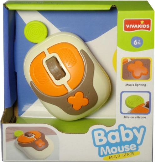 Topolino interattivo per bambini con luci lampeggianti e suoni