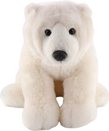 Orso polare di peluche seduto 32 cm