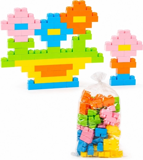 Mattoncini da costruzione per bambini Maluszek (80 pezzi)
