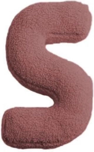 MEALINI lettera di peluche S rosa