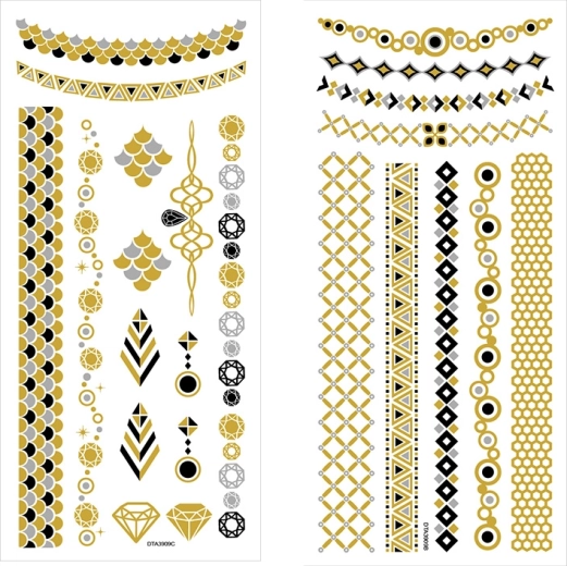 Tatuaggi temporanei portatili per bambine – diversi tipi