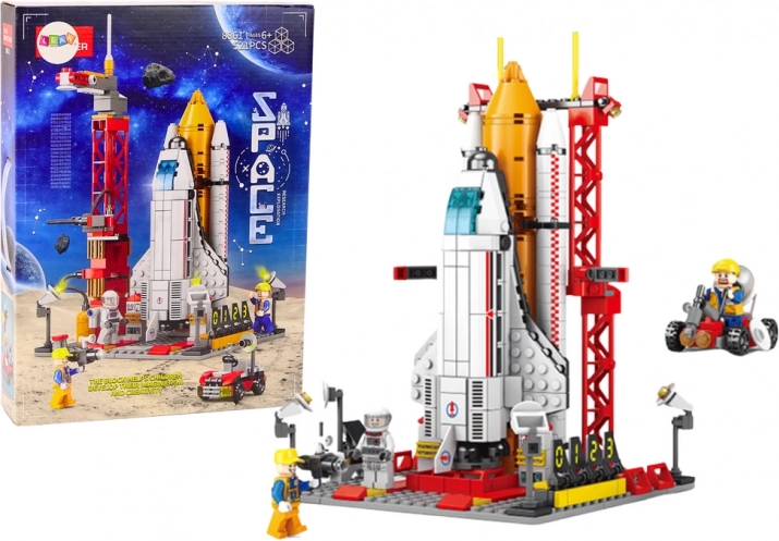 Stazione spaziale Blocchi di costruzione Astronave spaziale 521 pezzi.