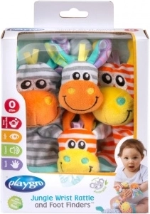 Calzini e braccialetti sonagli pastello Playgro