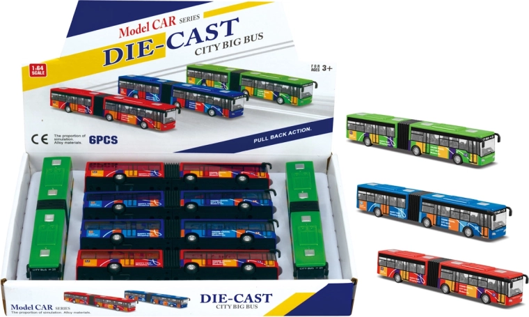 Autobus articolato 1:64 – modello a fisarmonica con retrocarica