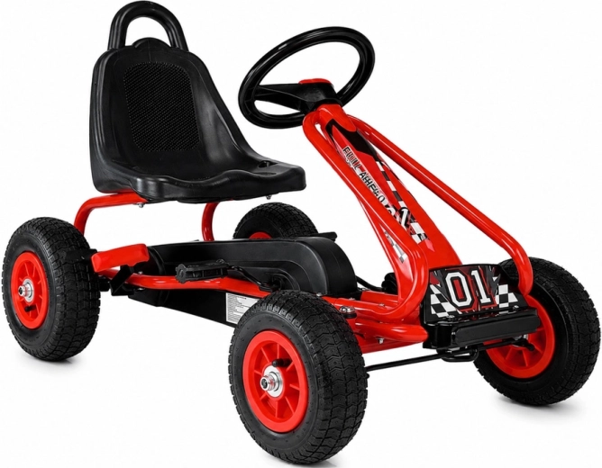 Go-kart a pedali per bambini rosso